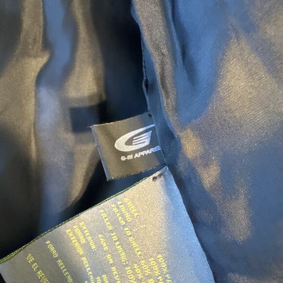 Kenneth Cole Reaction Puffer Jacket Women’s XL Black Full Zip Down Coat - Picture 6 of 7